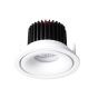 Nova Luce Gio - spot à encastrer - Ø 105 mm, Ø 96 mm à encastrer - 10W LED incl. - blanc