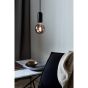 Nordlux Notti - lampe suspendue - Ø 6 x 212,5 cm - noir et moka