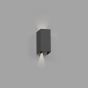 Faro Blind - applique murale - 7,4 x 10,5 x 16,5 cm - 6W LED incl. - IP65 - gris foncé