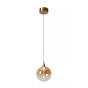 Lucide Gisela - lampe suspendue - Ø 16 x 150 cm - 5W LED incl - ambre