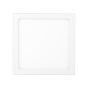 Nova Luce Panel - spot encastré - 23 x 23 x 3 cm - 18W LED incl. - blanc - couleur de lumière blanche