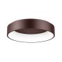 Nova Luce Rando - plafonnier - Ø 60 x 13 cm - 42W LED incl. - brun café