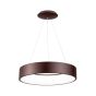 Nova Luce Rando - lampe suspendue - Ø 60 x 120 cm - 42W LED incl. - brun café