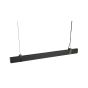 Nordlux Lilt - lampe suspendue - 115 x 4,3 x 210,2 cm - fonction Moodmaker à 3 niveaux - 27W LED incl. - noir