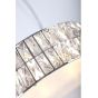 Maxlight Diamante - lampe suspendue - Ø 46 x 135 cm - chrome