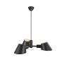 Design for the People Stay 3-Spot - lampe suspendue - Ø 60 x 319,4 cm - noir