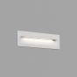 Faro Nat - applique encastrée - 22,5 x 7,3 x 7,5 cm - 8W LED incl. - IP65 - blanc givré