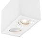 Nova Luce Rende - spot en saillie 2L - 16 x 8 x 9 cm - blanc sable