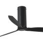 Faro Tube - ventilateur de plafond avec télécommande - Ø 128 cm - noir mat