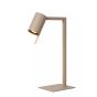 Lucide Lesley - lampe de bureau - 34 x 20 x 130 cm - taupe