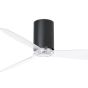 Faro Mini Tube - ventilateur de plafond avec télécommande - Ø 128 cm - noir mat et transparent