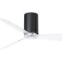 Faro Mini Tube - ventilateur de plafond avec télécommande - Ø 128 cm - noir et transparent