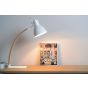 Lucide Curf - lampe de bureau - 20 x 40 x 54 cm - blanc, bois