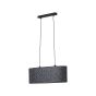 Brilliant Galance - lampe suspendue - 70 x 26 x 118 cm - noir