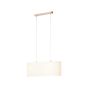 Brilliant Galance - lampe suspendue - 70 x 26 x 118 cm - blanc et marron clair