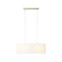 Brilliant Galance - lampe suspendue - 70 x 26 x 118 cm - blanc et marron clair