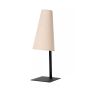 Lucide Gregory - lampe à poser - Ø 18 x 56 cm - beige