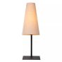 Lucide Gregory - lampe à poser - Ø 18 x 56 cm - beige