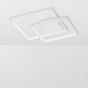 Nova Luce Porto - plafonnier - 42,5 x 42,5 x 6 cm - 30W LED dimmable incl. - blanc sable