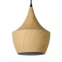 Lucide Woody - lampe suspendue - Ø 24 x 130 cm - bois