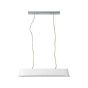 Brilliant Sudo - lampe suspendue - 90 x 19 x 130 cm - blanc brillant