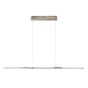 Lucide Extensi - lampe suspendue - 100 x 8 x 130 cm - 40W LED dimmable incl - chrome satiné