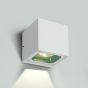 ONE Light Cube Wall Lights - appliques murales d'extérieur - 10 x 10 x 10 cm - 6W LED incl. - IP65 - blanc