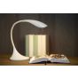 Lucide Emil - lampe de bureau - 17 x 22 x 37,5 cm - 4,5W LED dimmable incl - blanc