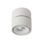 Lucide Yumiko - spot en saillie 1L - Ø 7,8 x 8,2 cm - 8W LED dimmable incl. - blanc