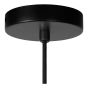 Lucide Magius - lampe suspendue - Ø 42 x 160 cm - brun clair et noir