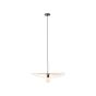 Brilliant Malty - lampe suspendue - Ø 60 x 120 cm - noir et marron clair