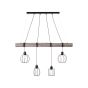 Brilliant Karlen - lampe suspendue - 115 x 19 x 216 cm - noir et gris