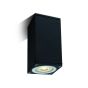 ONE Light GU10 Outdoor Cubes - spot en saillie - 6,3 x 6,3 x 13,5 cm - IP54 - noir