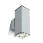 ONE Light GU10 Outdoor Cubes - applique murale d'extérieur - 6,3 x 6,3 x 19,6 cm - IP54 - blanc