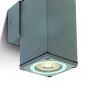 ONE Light GU10 Outdoor Cubes - applique murale extérieure - 6,3 x 6,3 x 13,5 cm - IP54 - gris