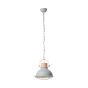 Brilliant Emma - lampe suspendue - Ø 33 x 133 cm - gris