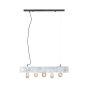 Brilliant Vagos - lampe suspendue - 80 x 10 x 110 cm - noir et blanc