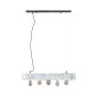 Brilliant Vagos - lampe suspendue - 80 x 10 x 110 cm - noir et blanc