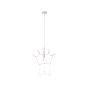 Brilliant Cherri - lampe suspendue - 42,5 x 10 x 147 cm - rose et blanc