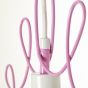 Brilliant Cherri - lampe suspendue - 42,5 x 10 x 147 cm - rose et blanc