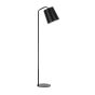 Nova Luce Stabile - lampadaire - 188 cm - noir et blanc