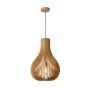 Lucide Bodo - lampe suspendue - Ø 38 x 195 cm - bois