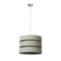 Lucide Tonio - lampe suspendue - Ø 35 x 129 cm - taupe