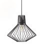 Brilliant Dalma - lampe suspendue - Ø 30 x 180 cm - noir mat