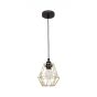 Nova Luce Isabella - lampe suspendue - Ø 15 x 140 cm - laiton