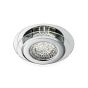 Searchlight Vesta - plafonnier - Ø 28 x 8 cm - 12W LED dimmable incl - chrome