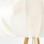 Brilliant Addi - lampadaire - 68 x 150 cm - blanc et marron clair