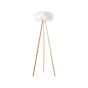 Brilliant Addi - lampadaire - 68 x 150 cm - blanc et marron clair