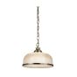 Searchlight Bistro II - lampe suspendue - Ø 27 x 77 cm - laiton antique