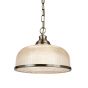 Searchlight Bistro II - lampe suspendue - Ø 27 x 77 cm - laiton antique